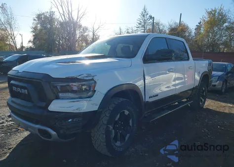 2020 Ram 1500 Rebel 4X4 5'7 Box из США, поврежденный, VIN 1C6SRFLT1LN422977